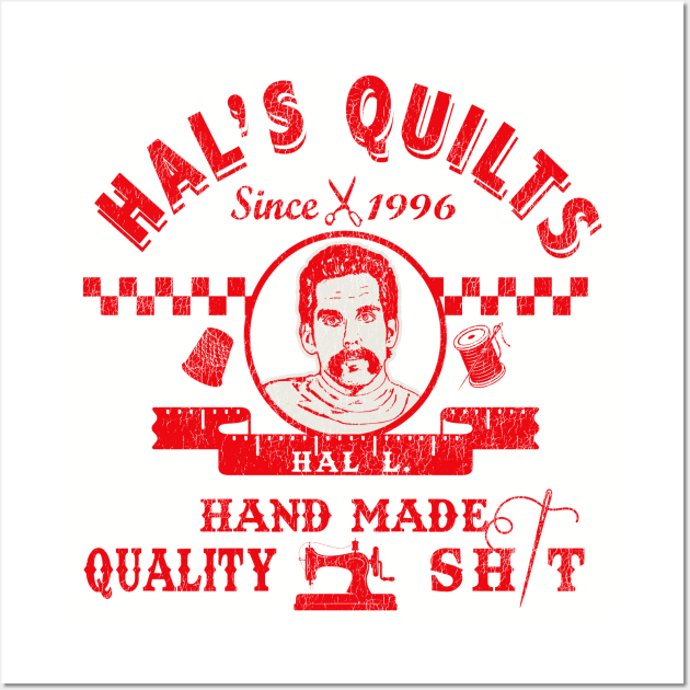 Hal's Quilts Happy Gilmore Worn Lts Wall Art by Alema Art